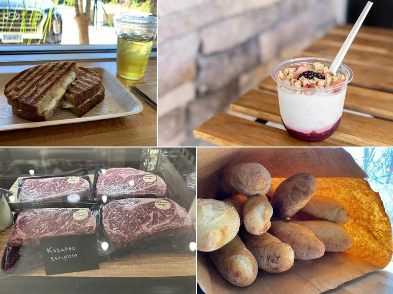 Food and dining at Baby's Marché